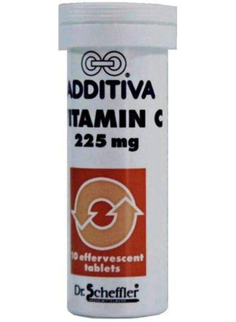Additiva Vitamin C 225mg Immune Support - 10 Tabs